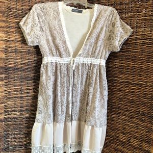 Yoco lace beautiful robe/dress